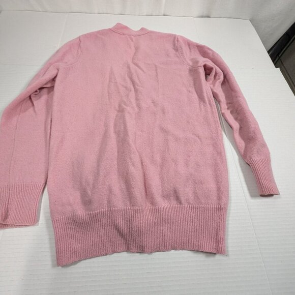 WoolOvers Pink Cardigan 100% Pure New Wool Womens Small ** - Picture 9 of 9